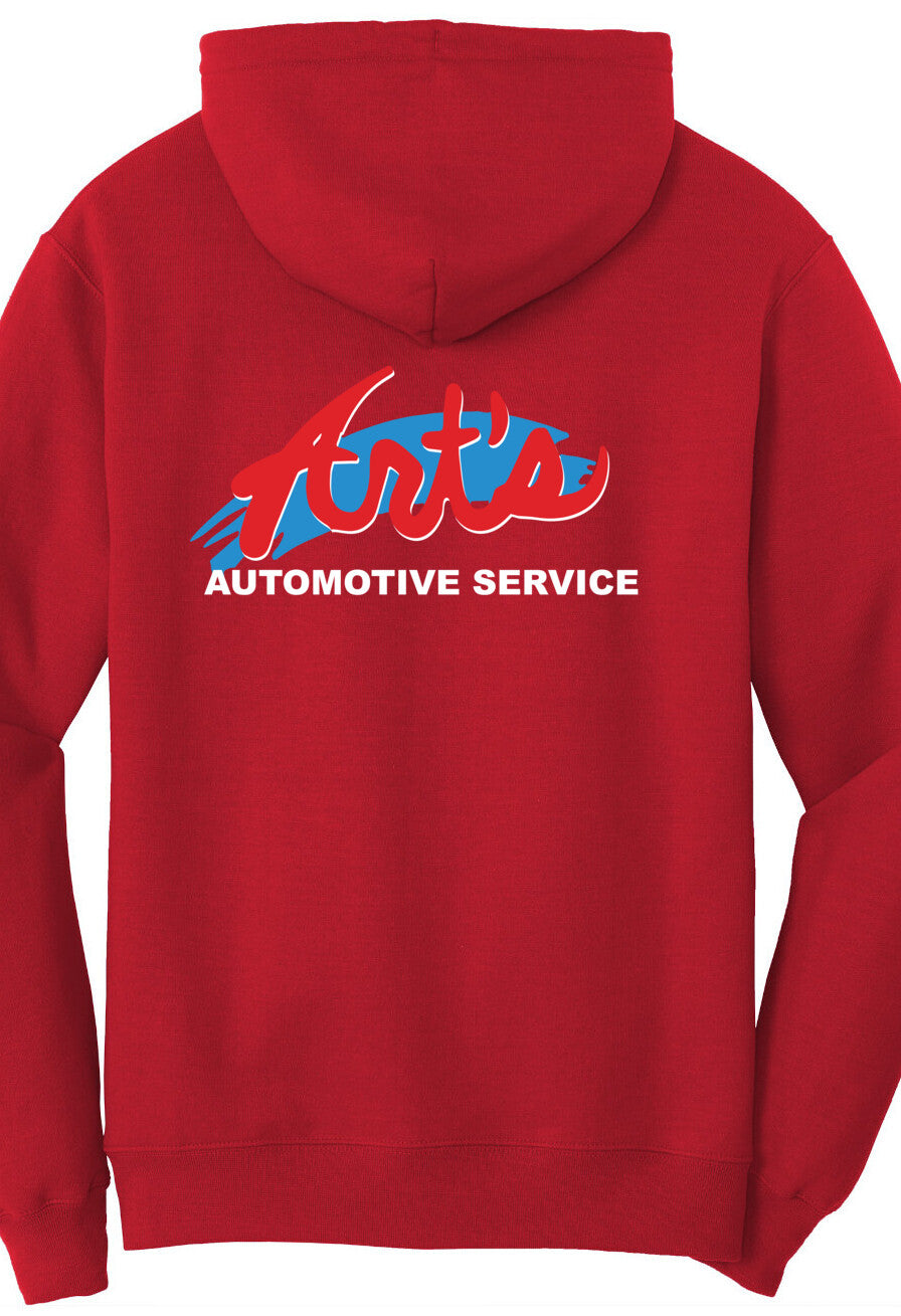 Economy Hoodie - Port & Company Fleece Pullover Hoodie PC78H - Arts Automotive