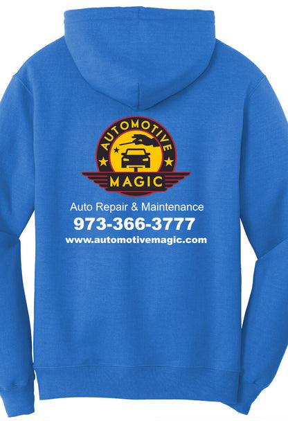 Economy Hoodie - Port & Company Fleece Pullover Hoodie PC78H - Automotive Magic