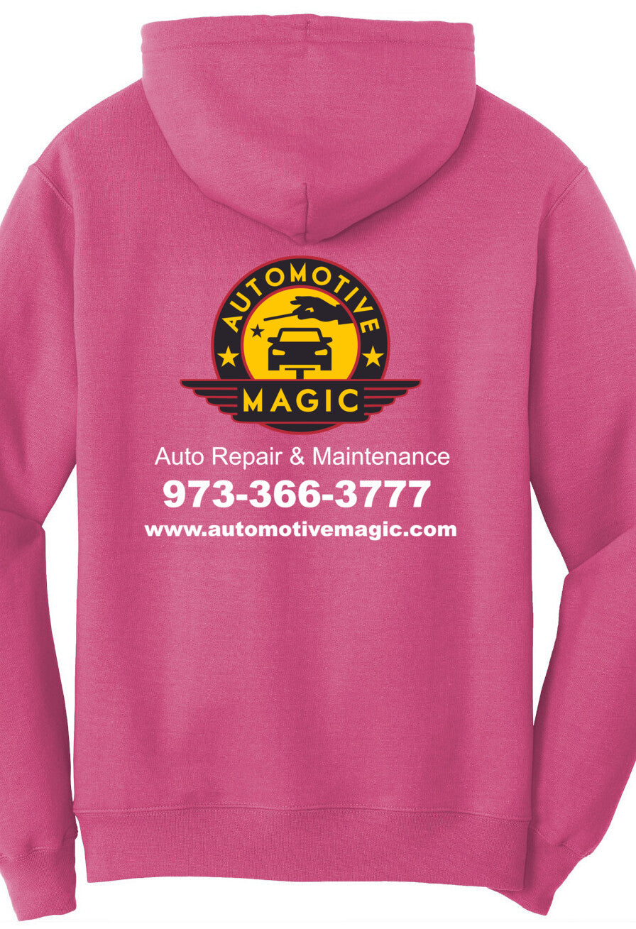 Economy Hoodie - Port & Company Fleece Pullover Hoodie PC78H - Automotive Magic