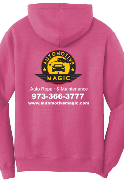 Economy Hoodie - Port & Company Fleece Pullover Hoodie PC78H - Automotive Magic