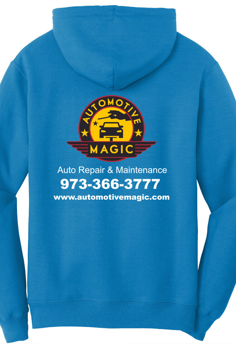 Economy Hoodie - Port & Company Fleece Pullover Hoodie PC78H - Automotive Magic
