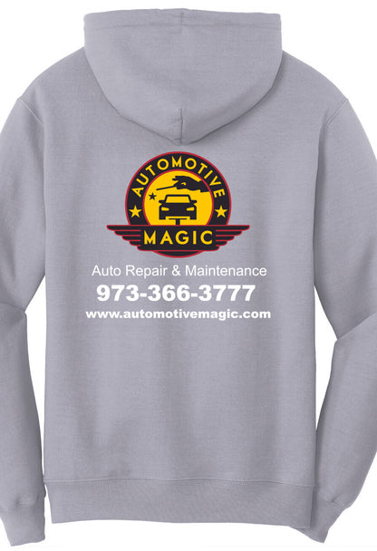 Economy Hoodie - Port & Company Fleece Pullover Hoodie PC78H - Automotive Magic