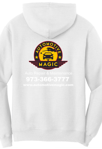 Economy Hoodie - Port & Company Fleece Pullover Hoodie PC78H - Automotive Magic