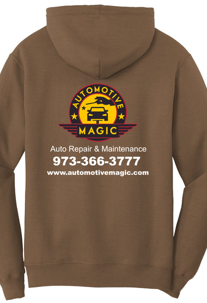 Economy Hoodie - Port & Company Fleece Pullover Hoodie PC78H - Automotive Magic