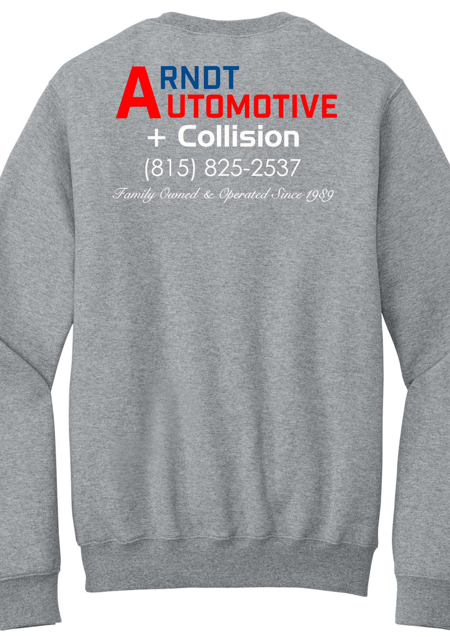 Pocket Sweatshirt - Core Fleece Crewneck  PC78PKT - ARNDT Automotive