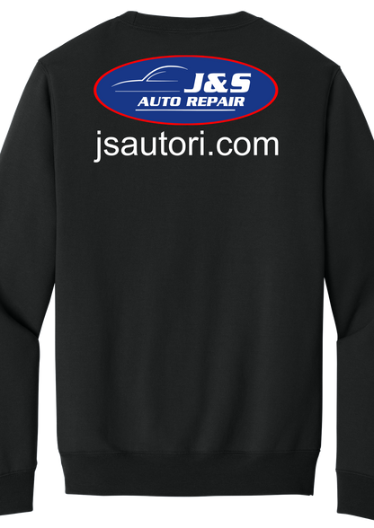 Pocket Sweatshirt - Port & Co. Core Fleece Crewneck w/ Kangaroo Pocket PC78PKT - J&S Auto Repair