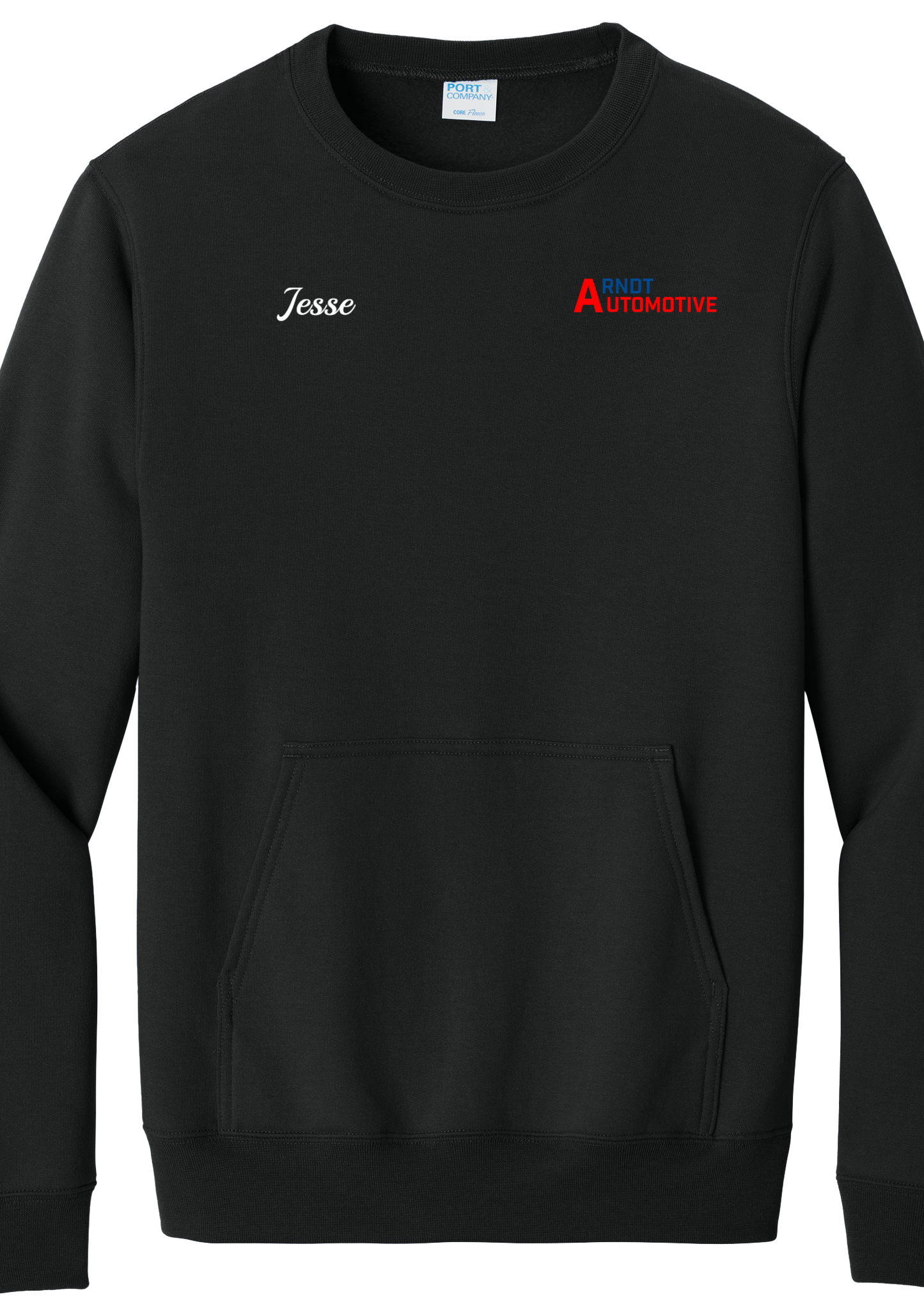 Pocket Sweatshirt - Core Fleece Crewneck  PC78PKT - ARNDT Automotive