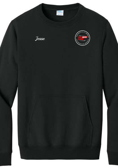 Pocket Sweatshirt - Core Fleece Crewneck  PC78PKT - Pro Auto Care