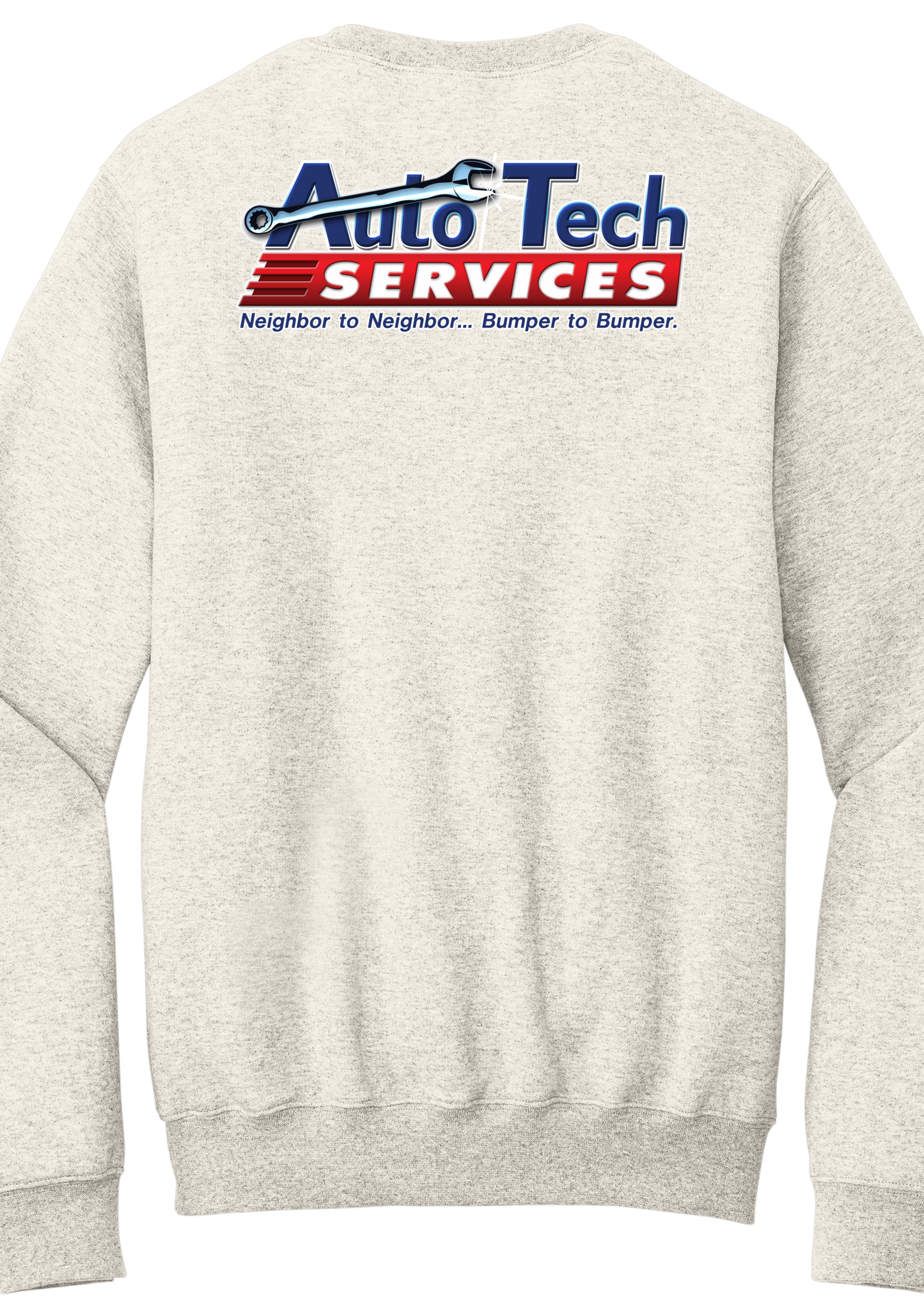 Pocket Sweatshirt - Core Fleece Crewneck w/ Kangaroo Pocket PC78PKT - Auto Tech Services