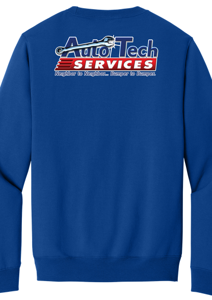 Pocket Sweatshirt - Core Fleece Crewneck w/ Kangaroo Pocket PC78PKT - Auto Tech Services