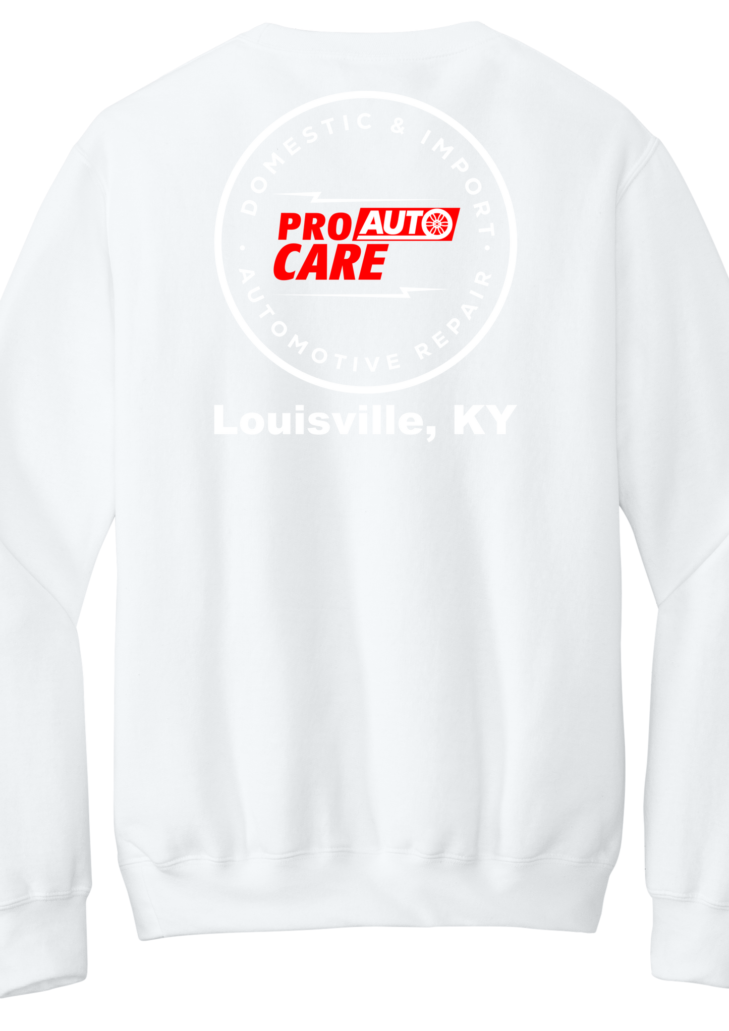 Pocket Sweatshirt - Core Fleece Crewneck  PC78PKT - Pro Auto Care