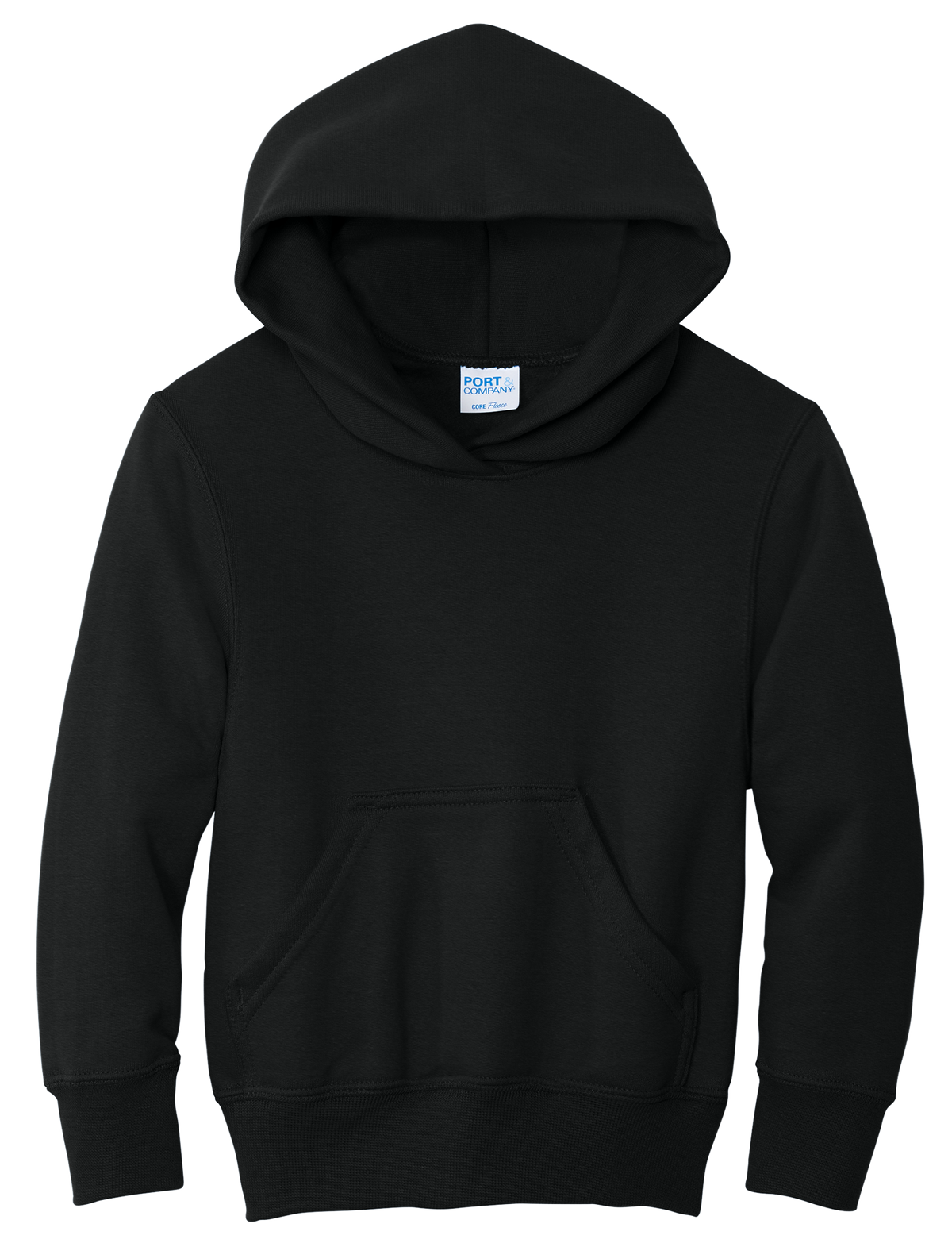 Economy Youth Hoodie - Port & Co. Core Fleece Pullover - PC78YH