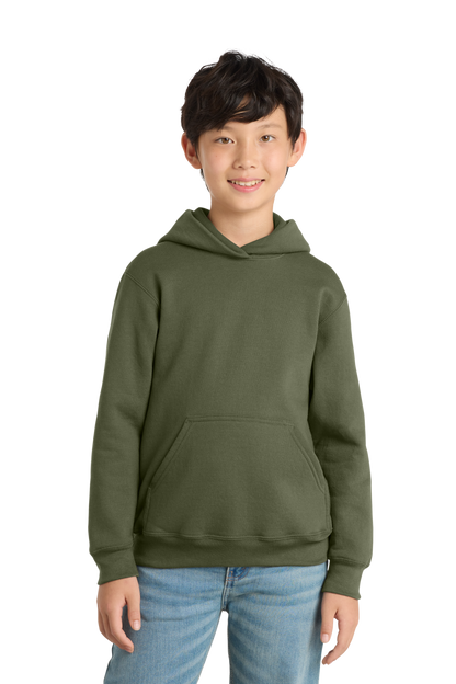 Economy Youth Hoodie - Port & Co. Core Fleece Pullover - PC78YH