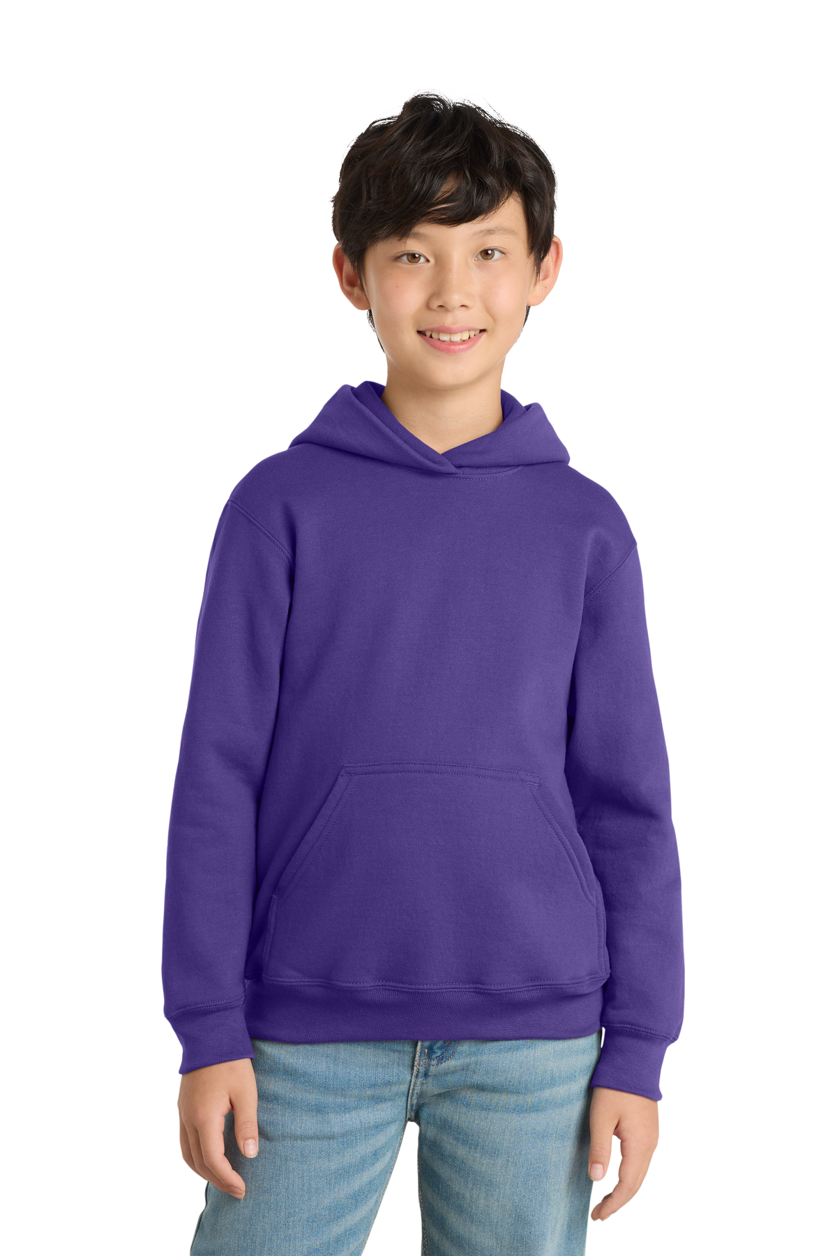 Economy Youth Hoodie - Port & Co. Core Fleece Pullover - PC78YH