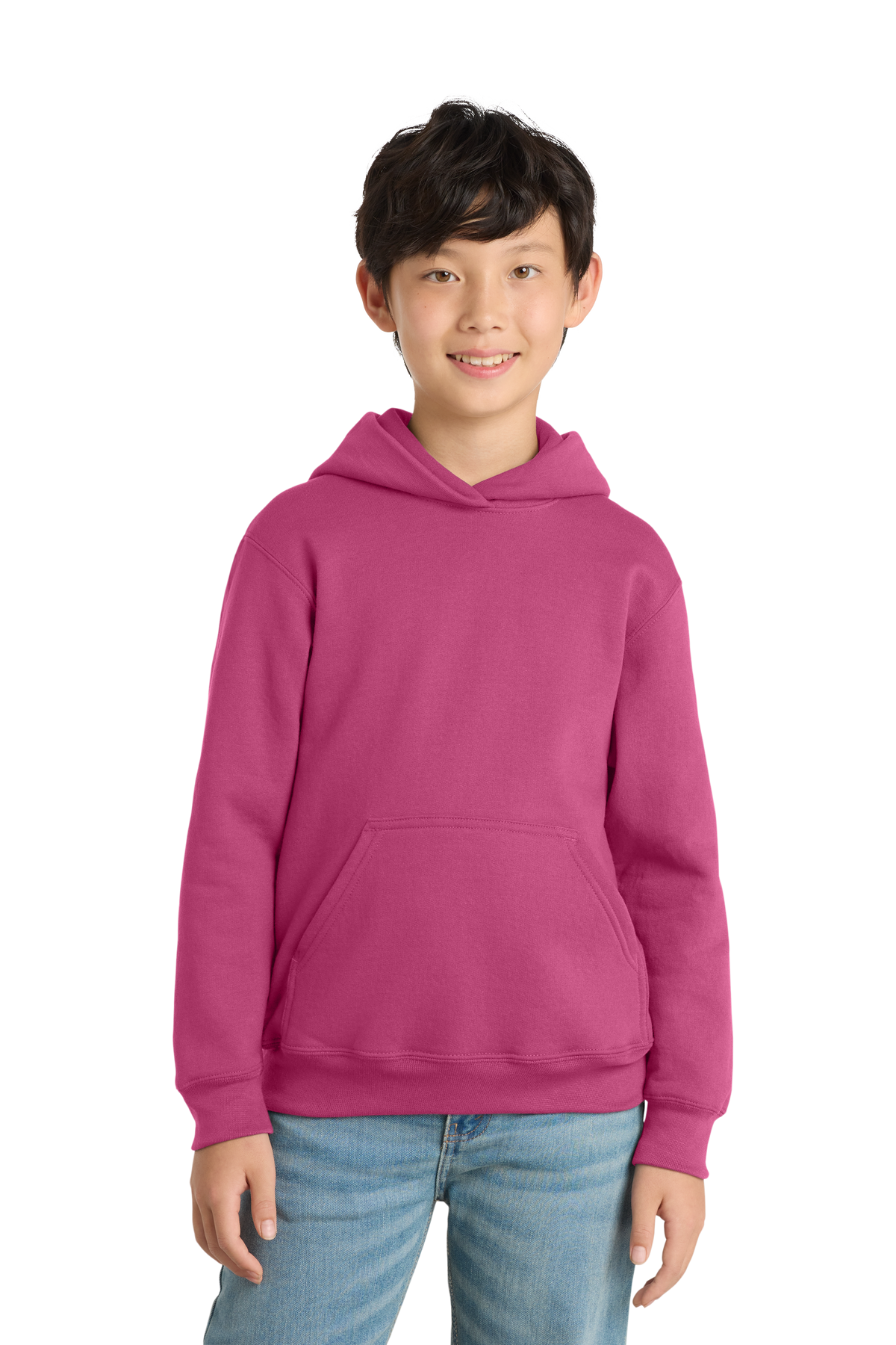 Economy Youth Hoodie - Port & Co. Core Fleece Pullover - PC78YH
