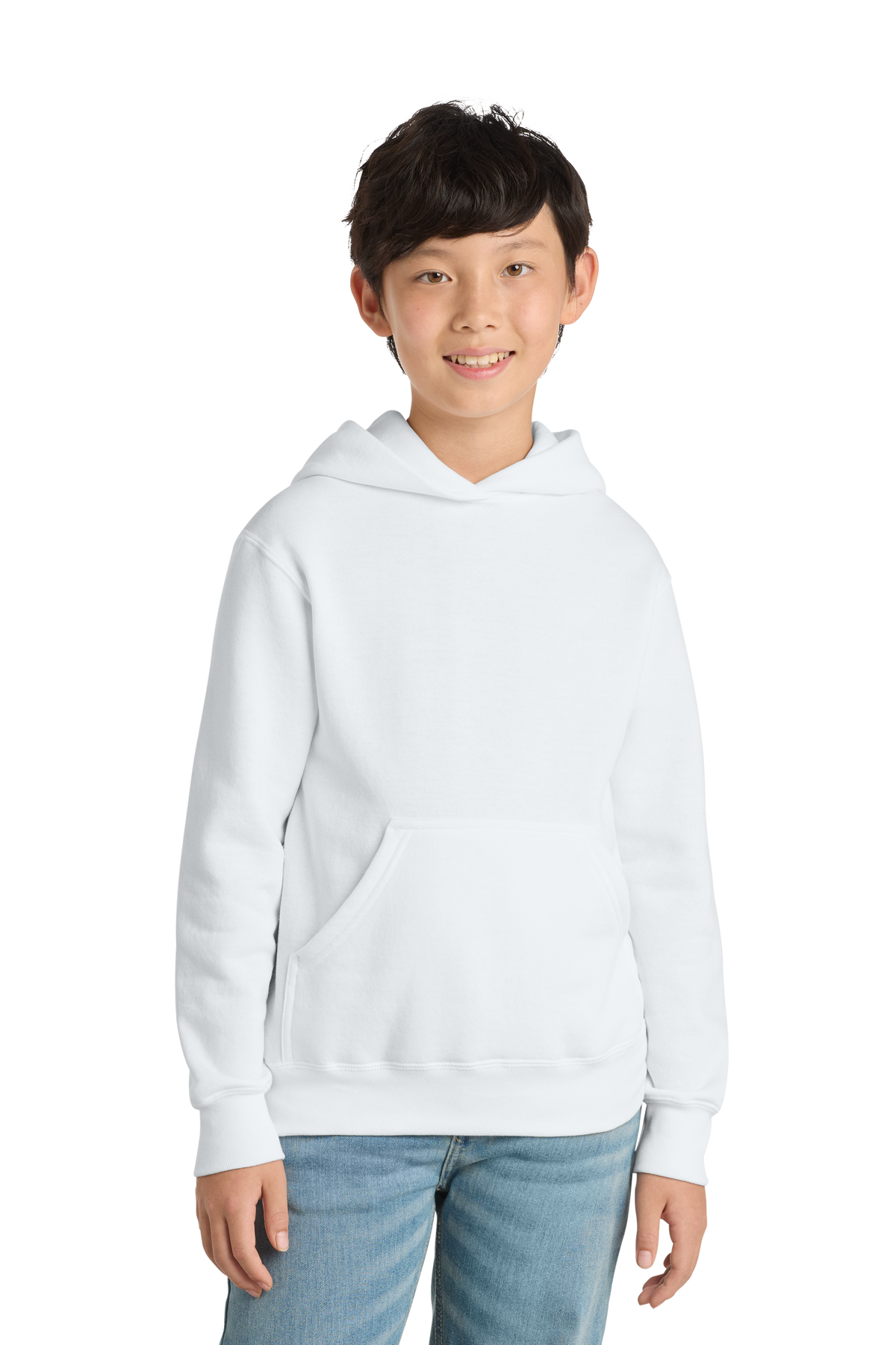 Economy Youth Hoodie - Port & Co. Core Fleece Pullover - PC78YH
