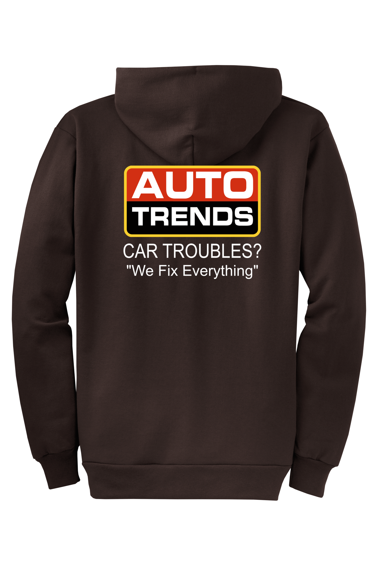 Economy Hoodie - FULL ZIP - Port  Company Core Fleece Hooded Sweatshirt PC78ZH - Auto Trends