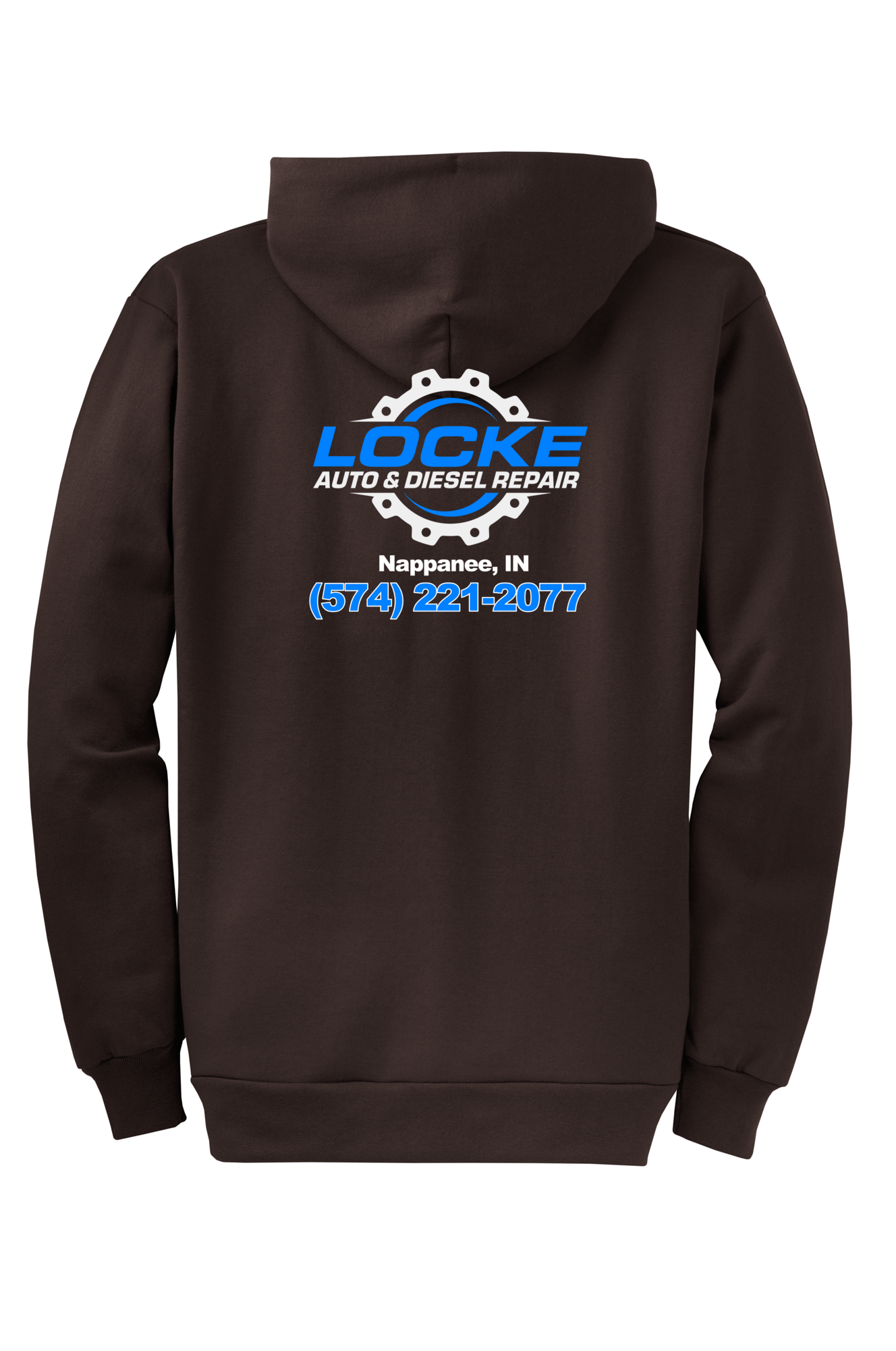 Hoodie - Full Zip Core Fleece Hooded Sweatshirt PC78ZH - Locke Auto & Diesel Repair