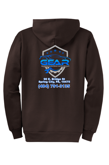 Hoodie - Full Zip Core Fleece Hooded Sweatshirt PC78ZH - Glenn's European Auto Repair (GEAR)