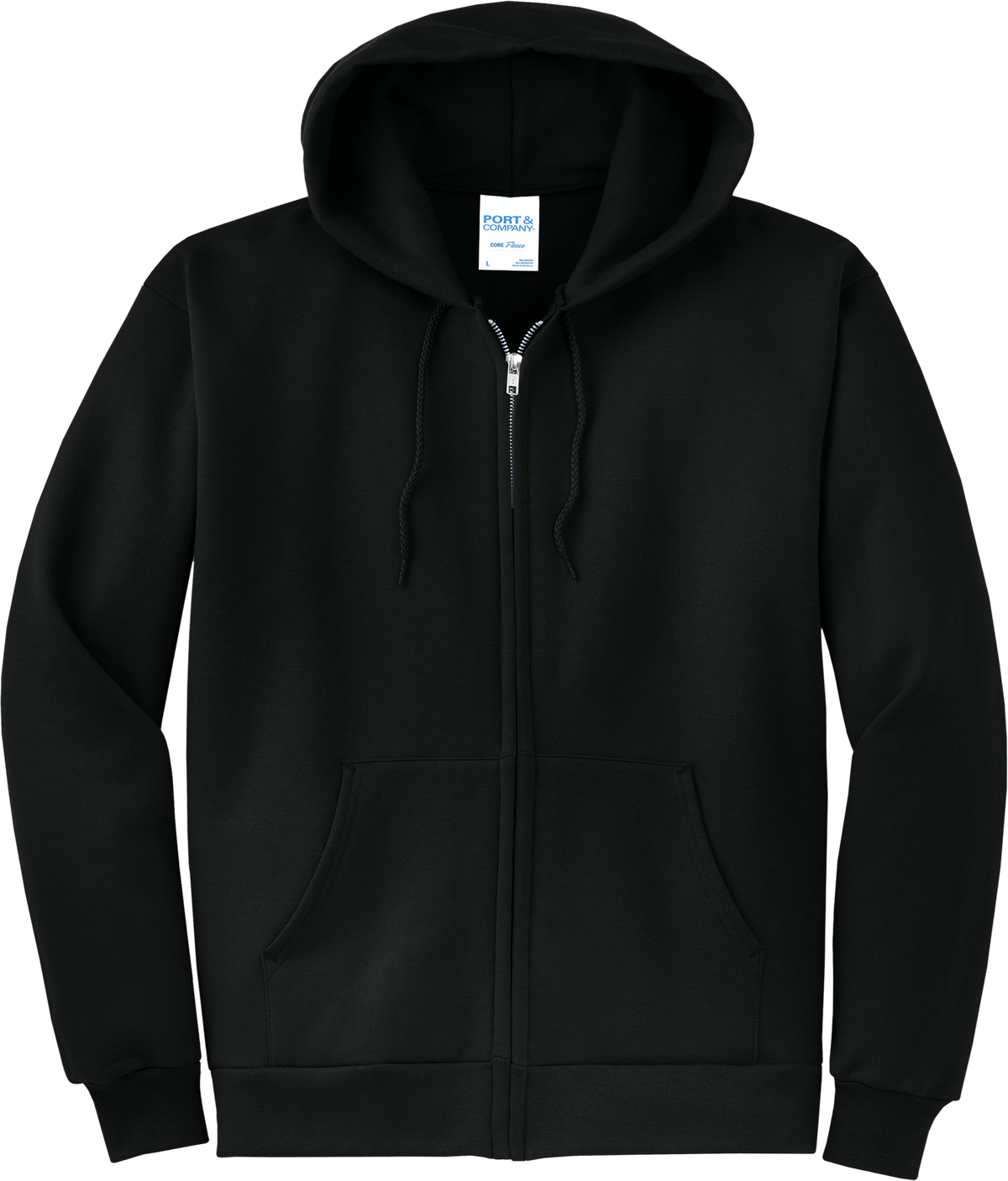 Economy Full-Zip Hoodie - Port & Co. Core Fleece - PC78ZH