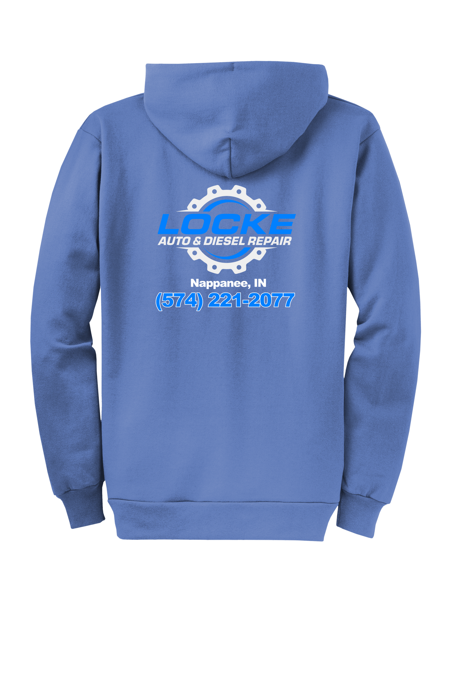 Hoodie - Full Zip Core Fleece Hooded Sweatshirt PC78ZH - Locke Auto & Diesel Repair