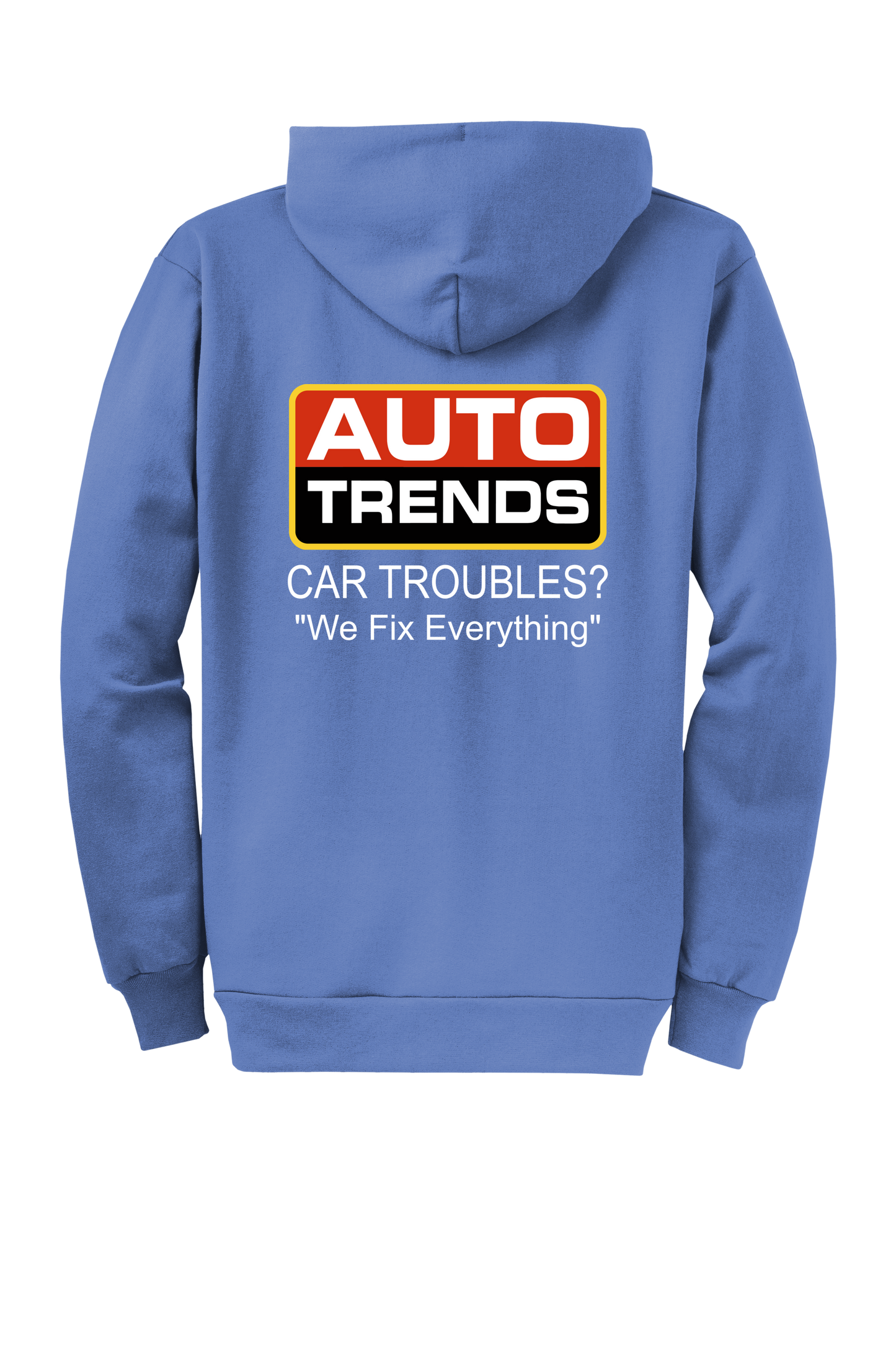 Economy Hoodie - FULL ZIP - Port  Company Core Fleece Hooded Sweatshirt PC78ZH - Auto Trends