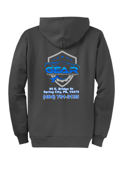 Hoodie - Full Zip Core Fleece Hooded Sweatshirt PC78ZH - Glenn's European Auto Repair (GEAR)