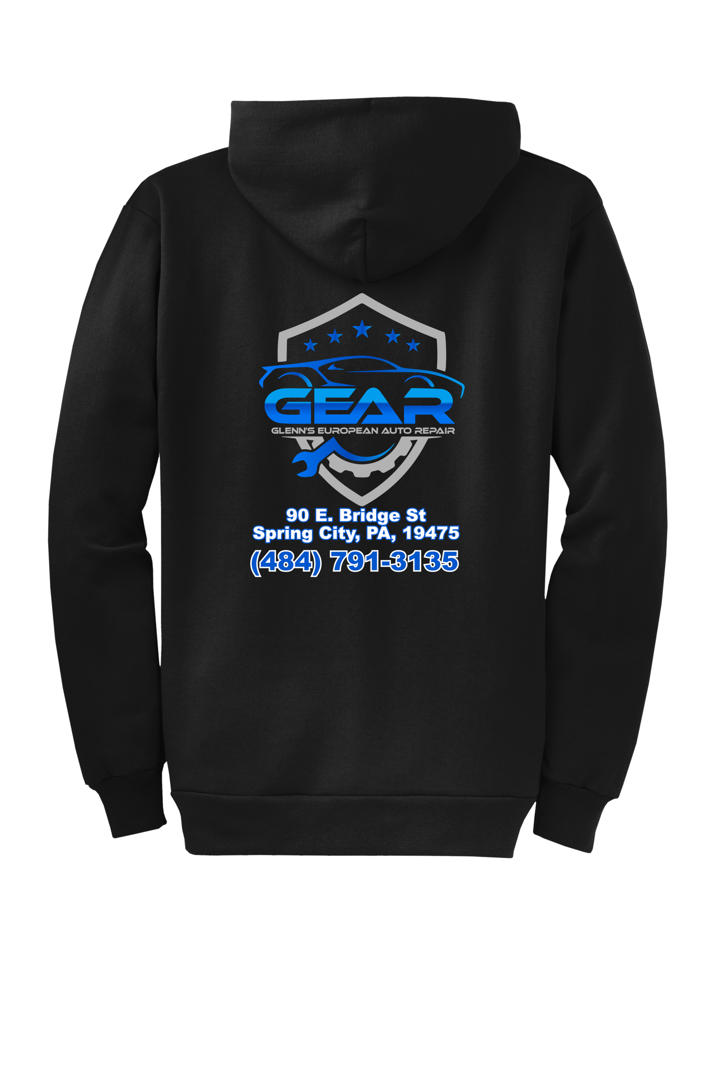 Hoodie - Full Zip Core Fleece Hooded Sweatshirt PC78ZH - Glenn's European Auto Repair (GEAR)