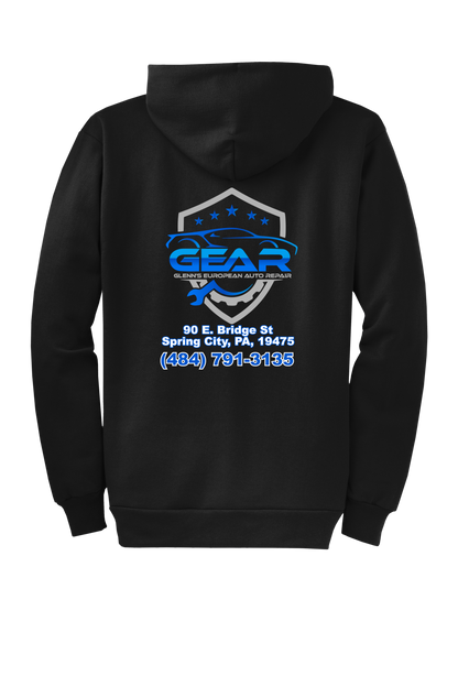 Hoodie - Full Zip Core Fleece Hooded Sweatshirt PC78ZH - Glenn's European Auto Repair (GEAR)