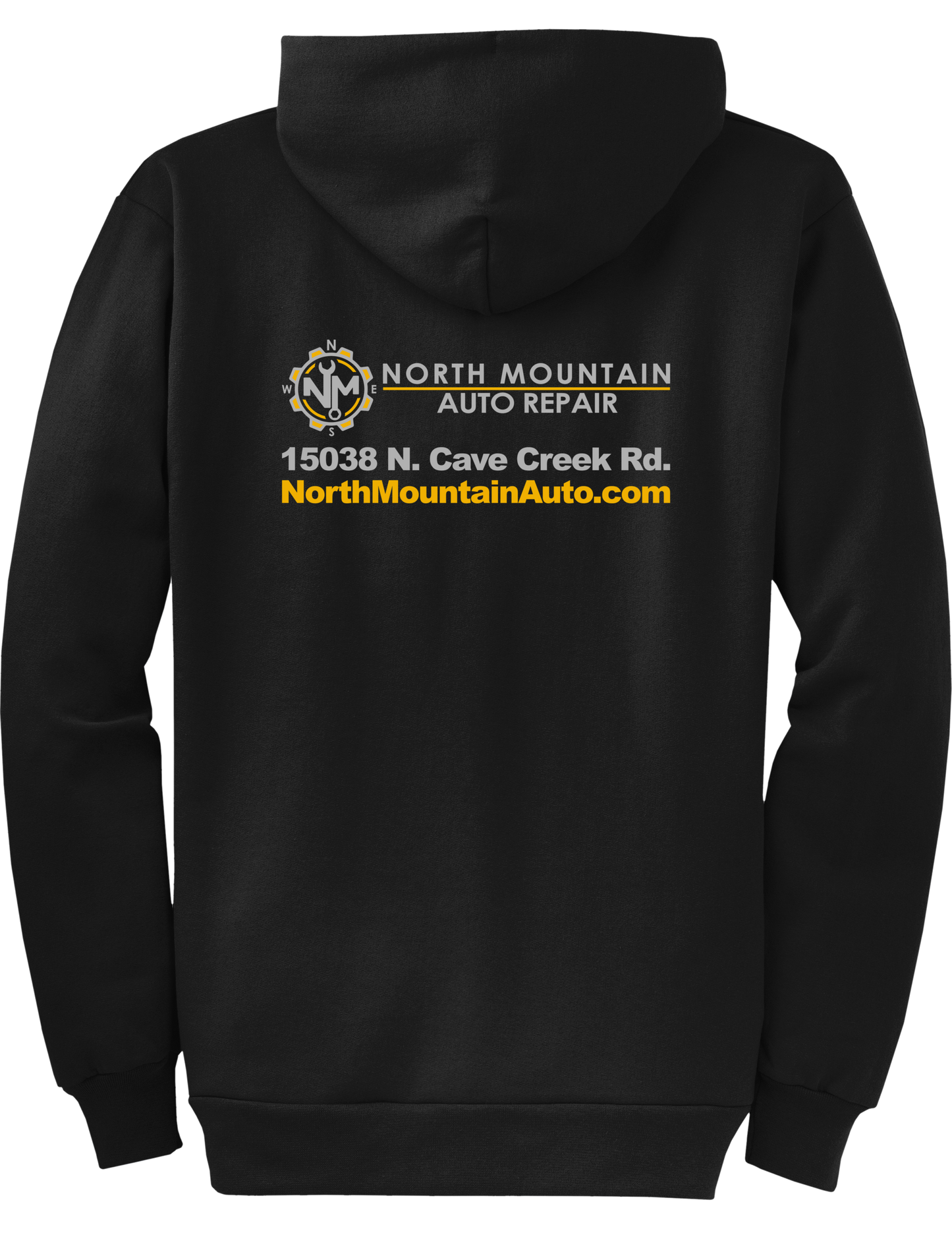 HOODIE - FULL ZIP - Port  Company Core Fleece Hooded Sweatshirt PC78ZH - North Mountain Auto