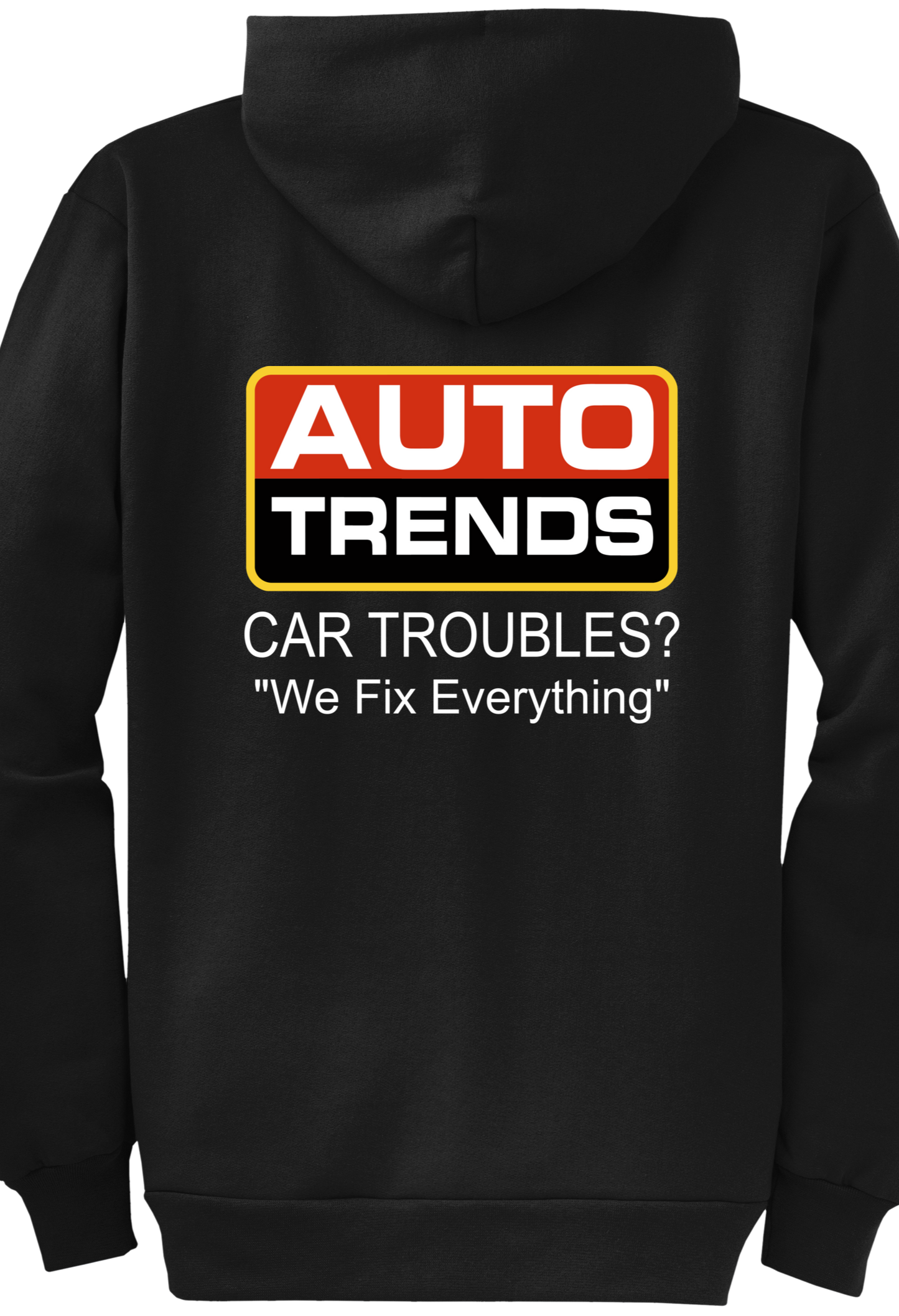 Economy Hoodie - FULL ZIP - Port  Company Core Fleece Hooded Sweatshirt PC78ZH - Auto Trends