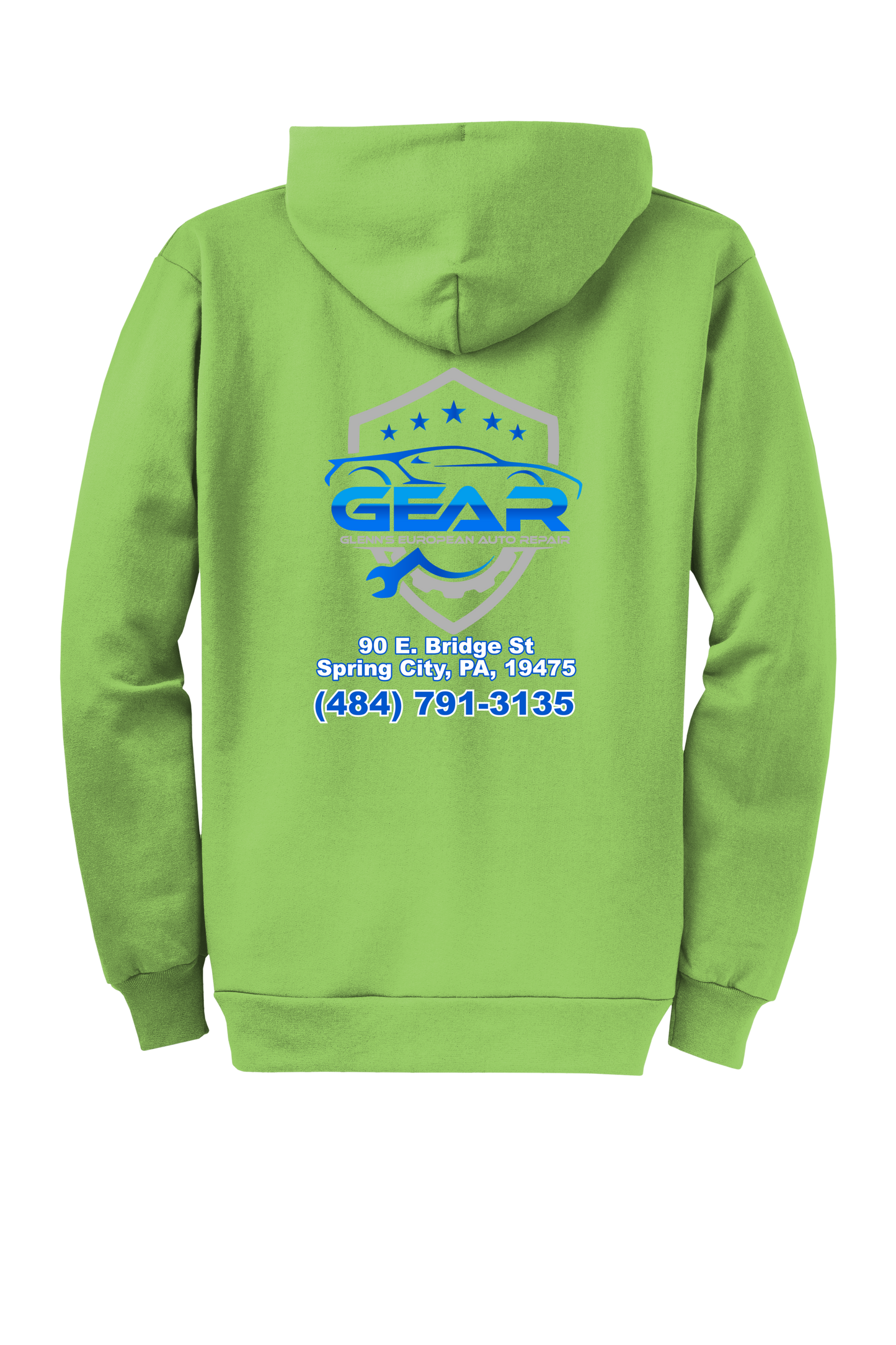 Hoodie - Full Zip Core Fleece Hooded Sweatshirt PC78ZH - Glenn's European Auto Repair (GEAR)