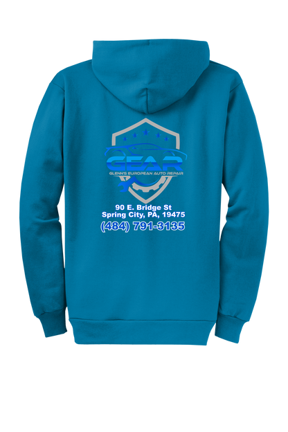 Hoodie - Full Zip Core Fleece Hooded Sweatshirt PC78ZH - Glenn's European Auto Repair (GEAR)