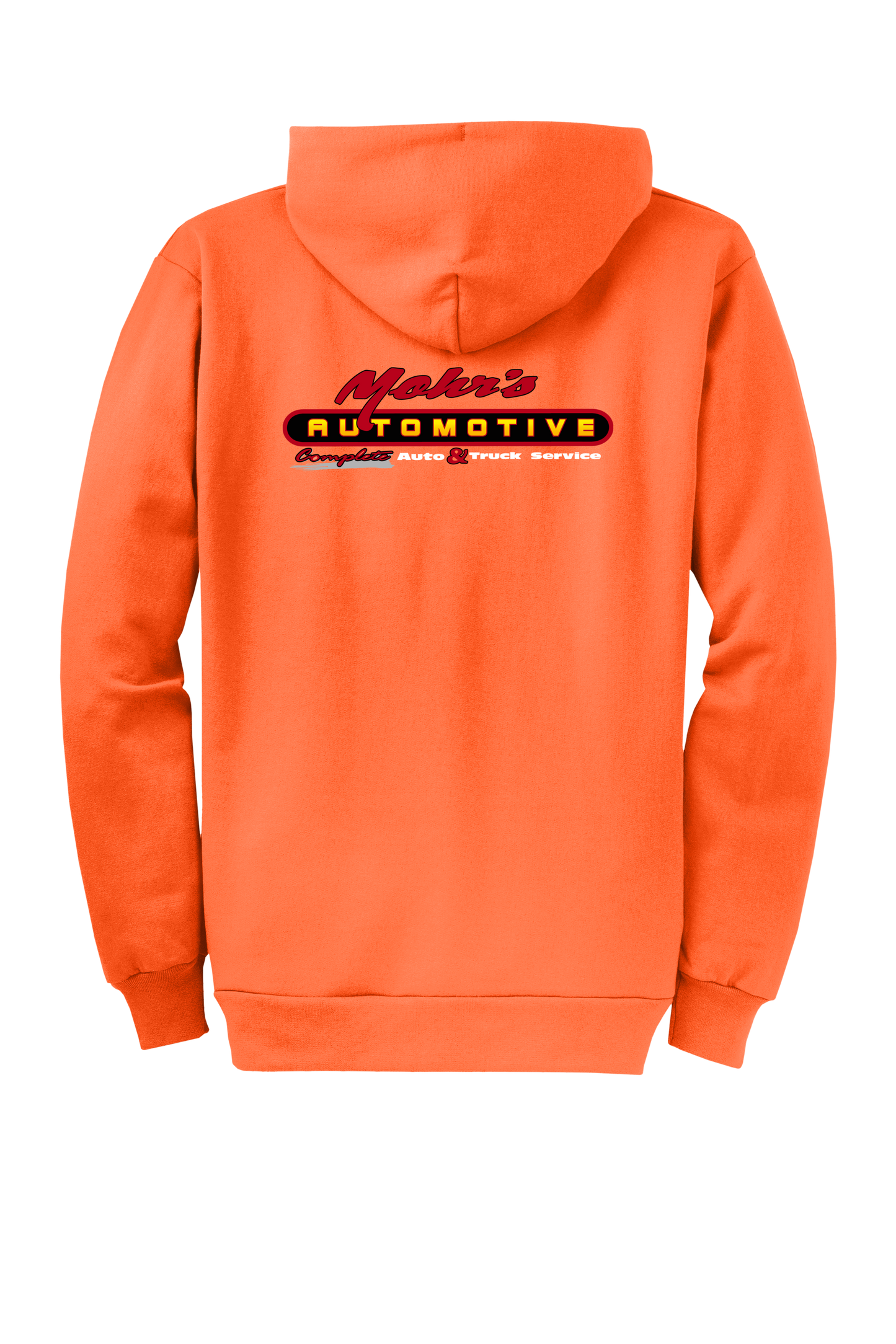 Economy Hoodie - FULL ZIP - Port  Company Core Fleece Hooded Sweatshirt PC78ZH - Mohr's Automotive