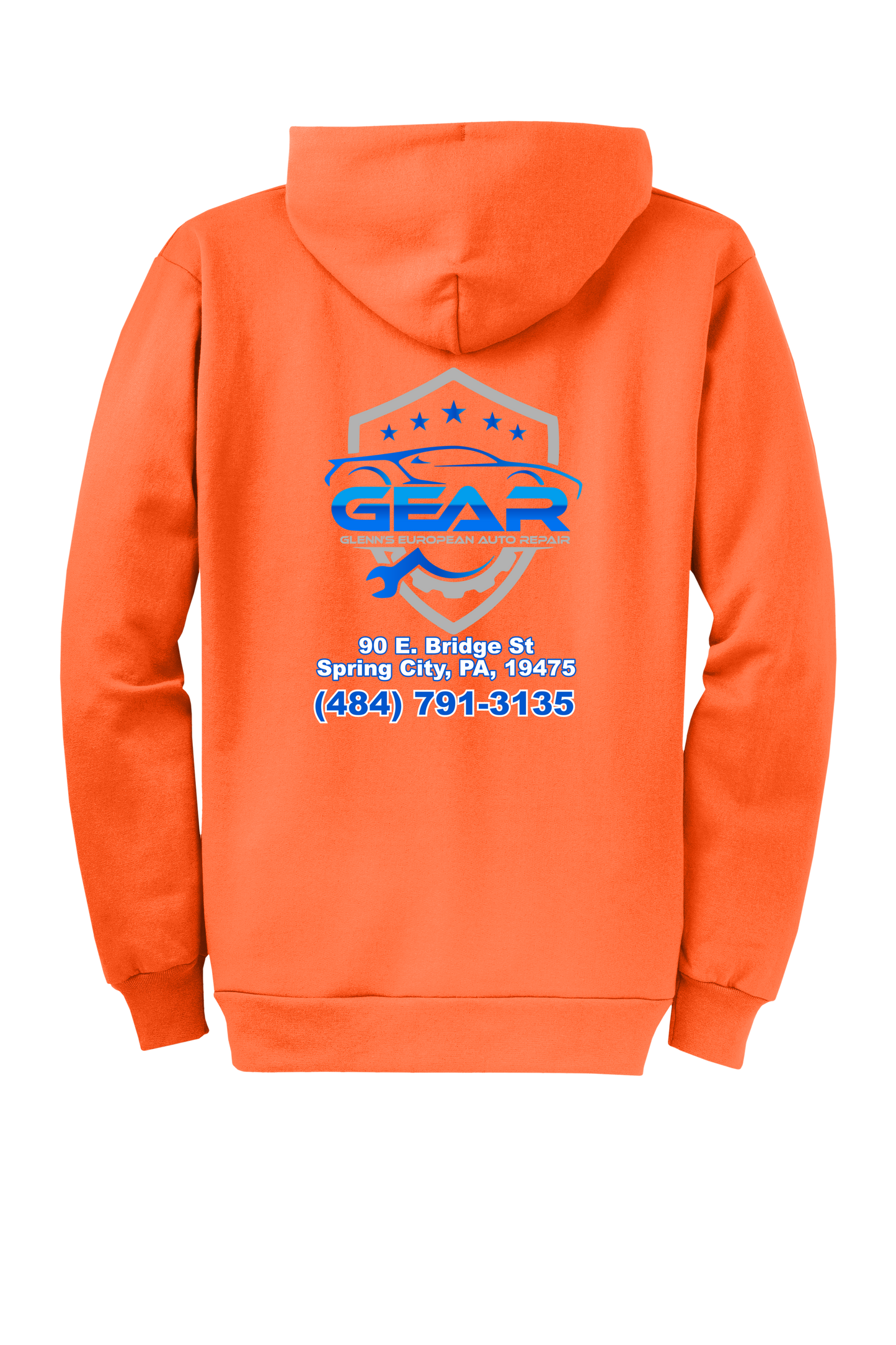 Hoodie - Full Zip Core Fleece Hooded Sweatshirt PC78ZH - Glenn's European Auto Repair (GEAR)