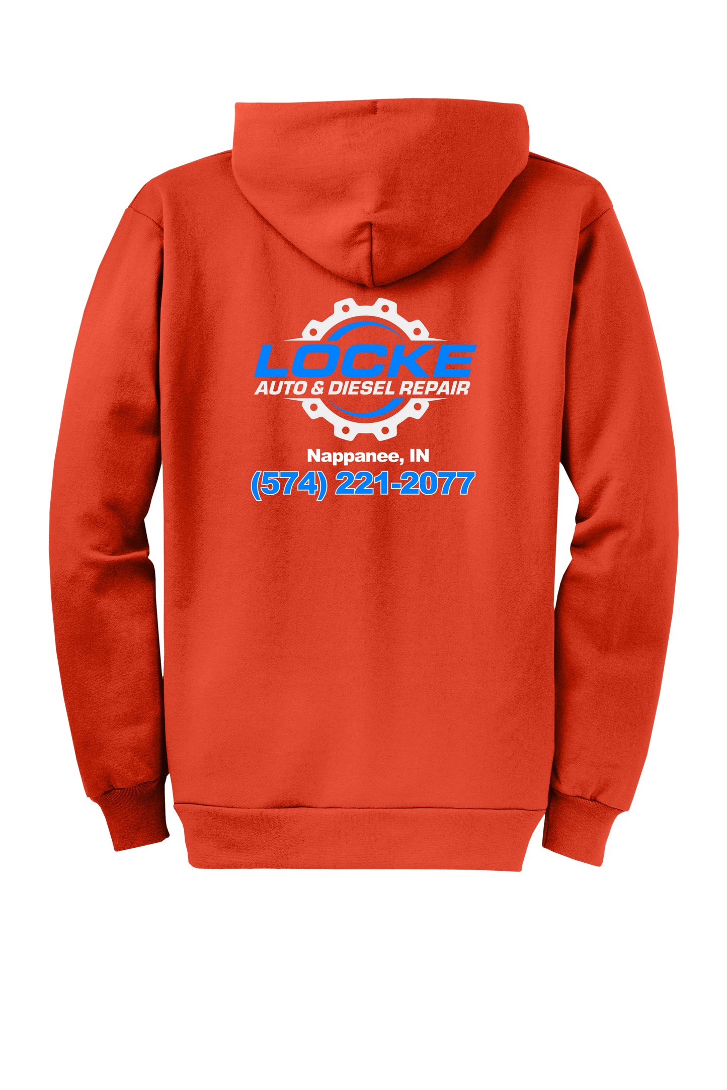 Hoodie - Full Zip Core Fleece Hooded Sweatshirt PC78ZH - Locke Auto & Diesel Repair