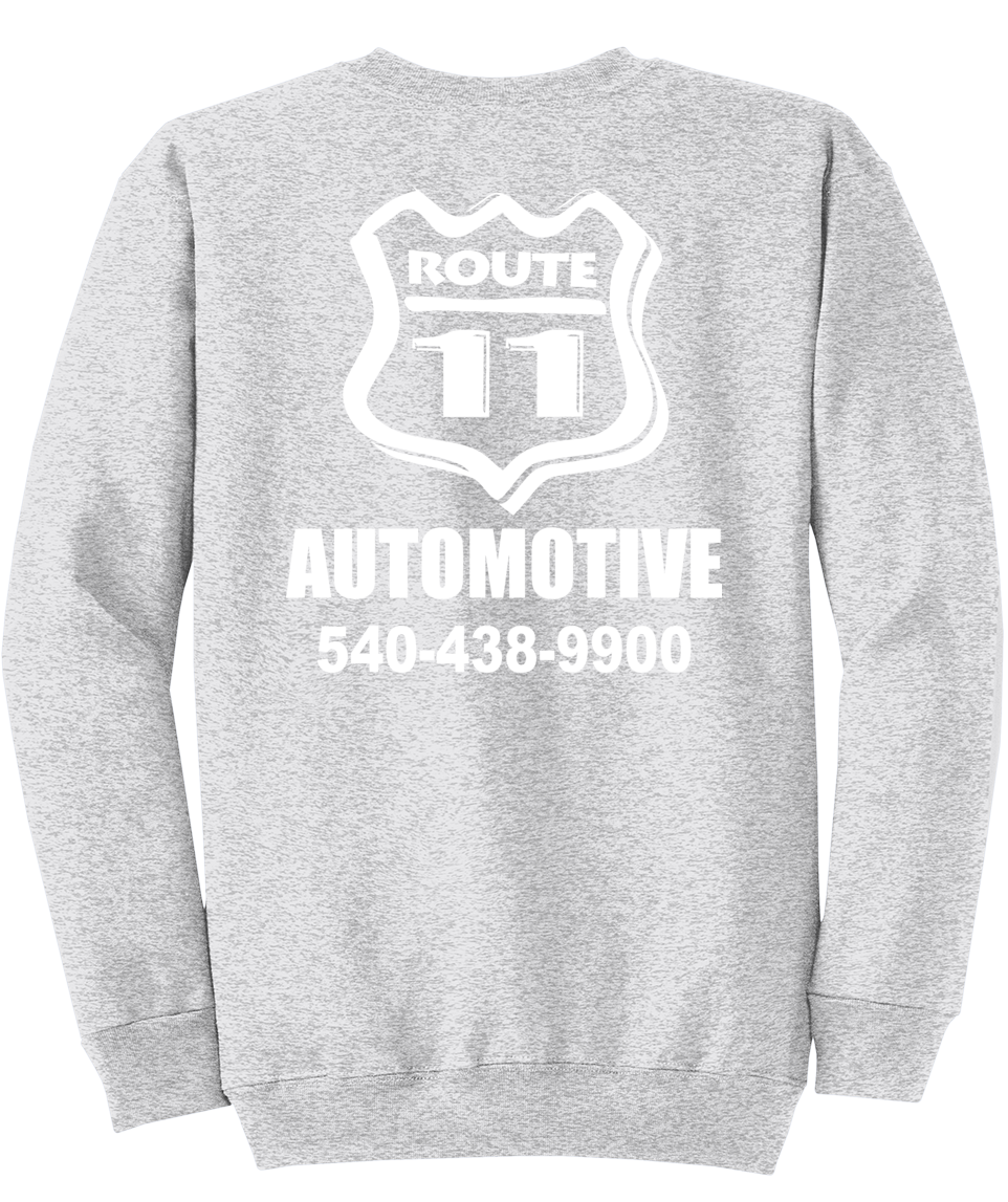 Sweatshirt - Core Fleece Crewneck - PC78 - Route 11 Automotive