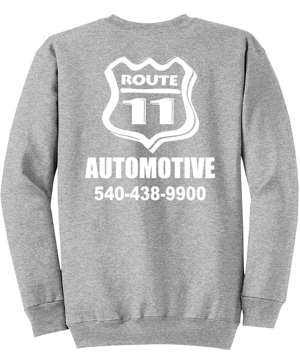 Sweatshirt - Core Fleece Crewneck - PC78 - Route 11 Automotive