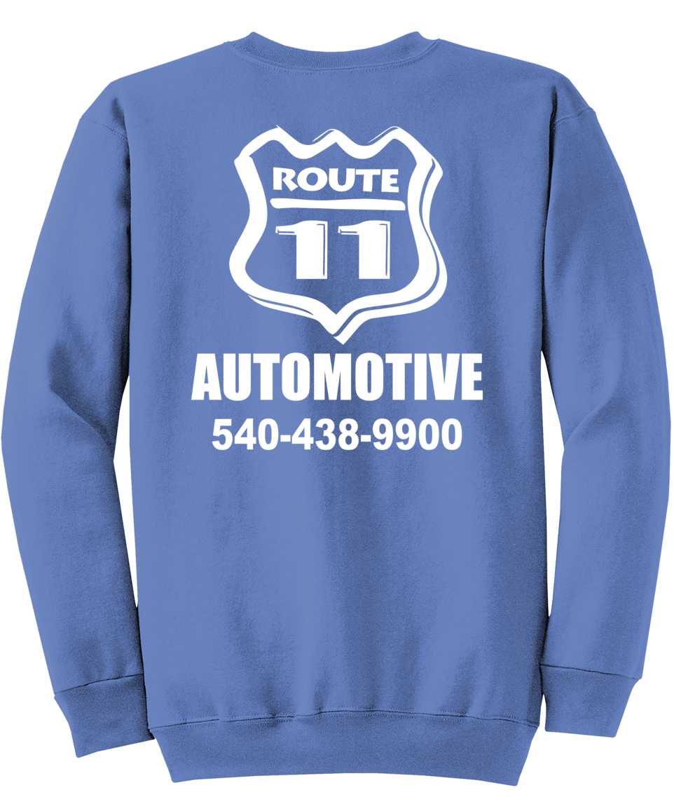 Sweatshirt - Core Fleece Crewneck - PC78 - Route 11 Automotive