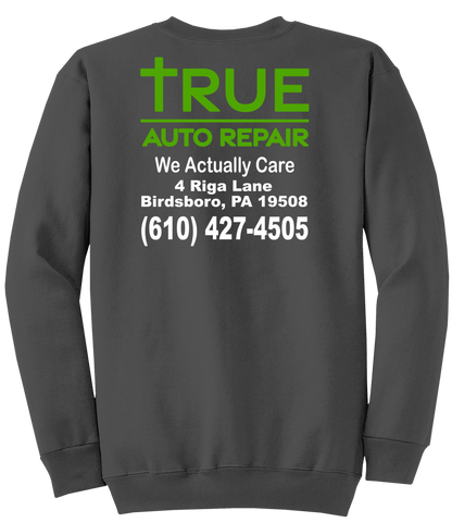 Sweatshirt - Core Fleece Crewneck Sweatshirt w/ Kangaroo Pocket - PC78 - True Auto Repair