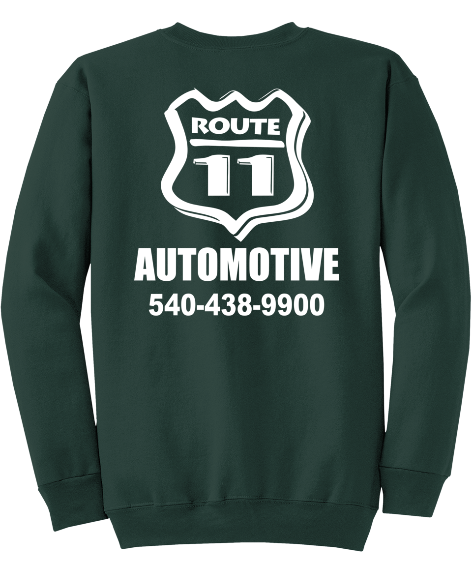 Sweatshirt - Core Fleece Crewneck - PC78 - Route 11 Automotive