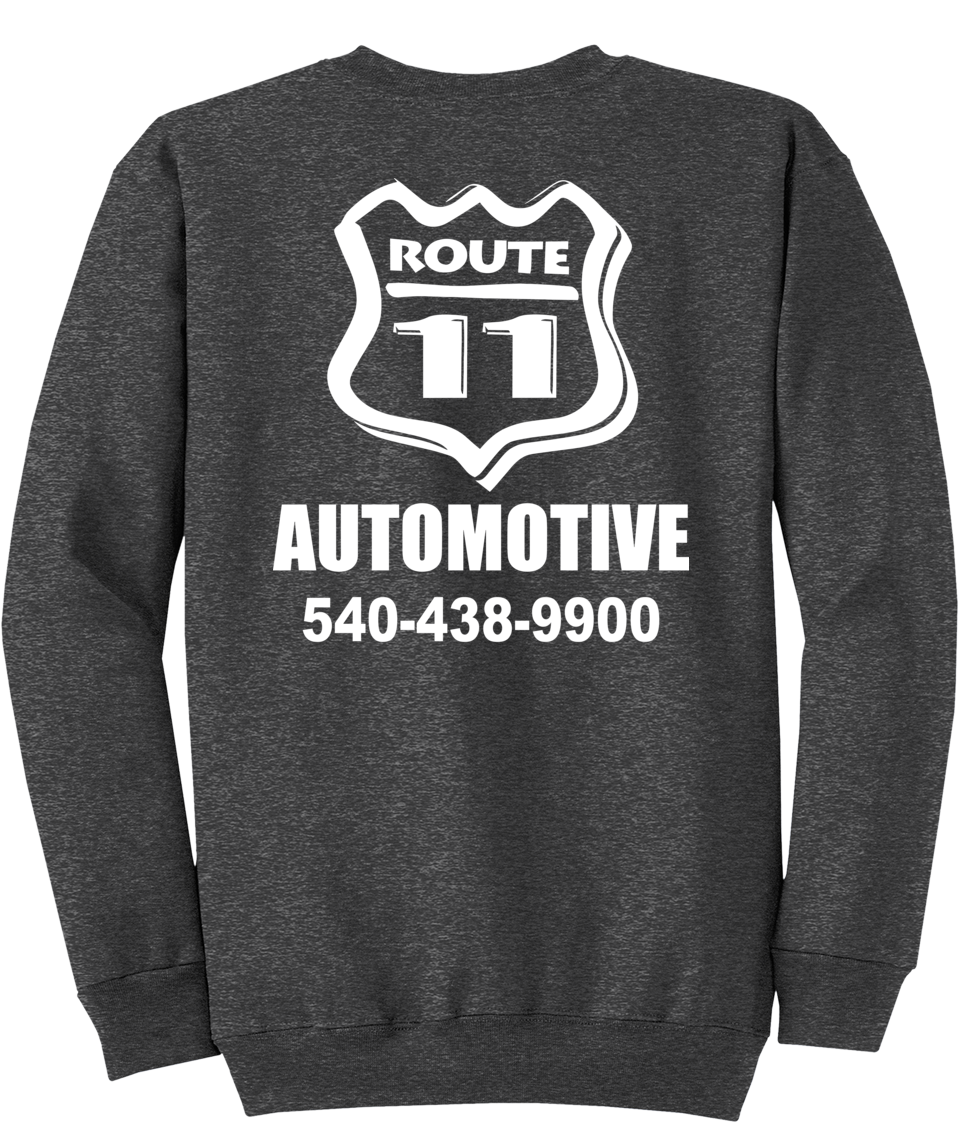 Sweatshirt - Core Fleece Crewneck - PC78 - Route 11 Automotive