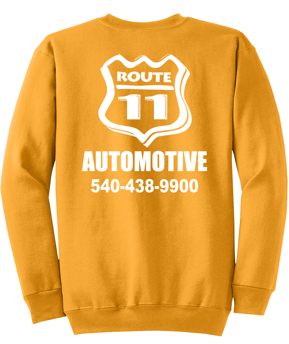 Sweatshirt - Core Fleece Crewneck - PC78 - Route 11 Automotive