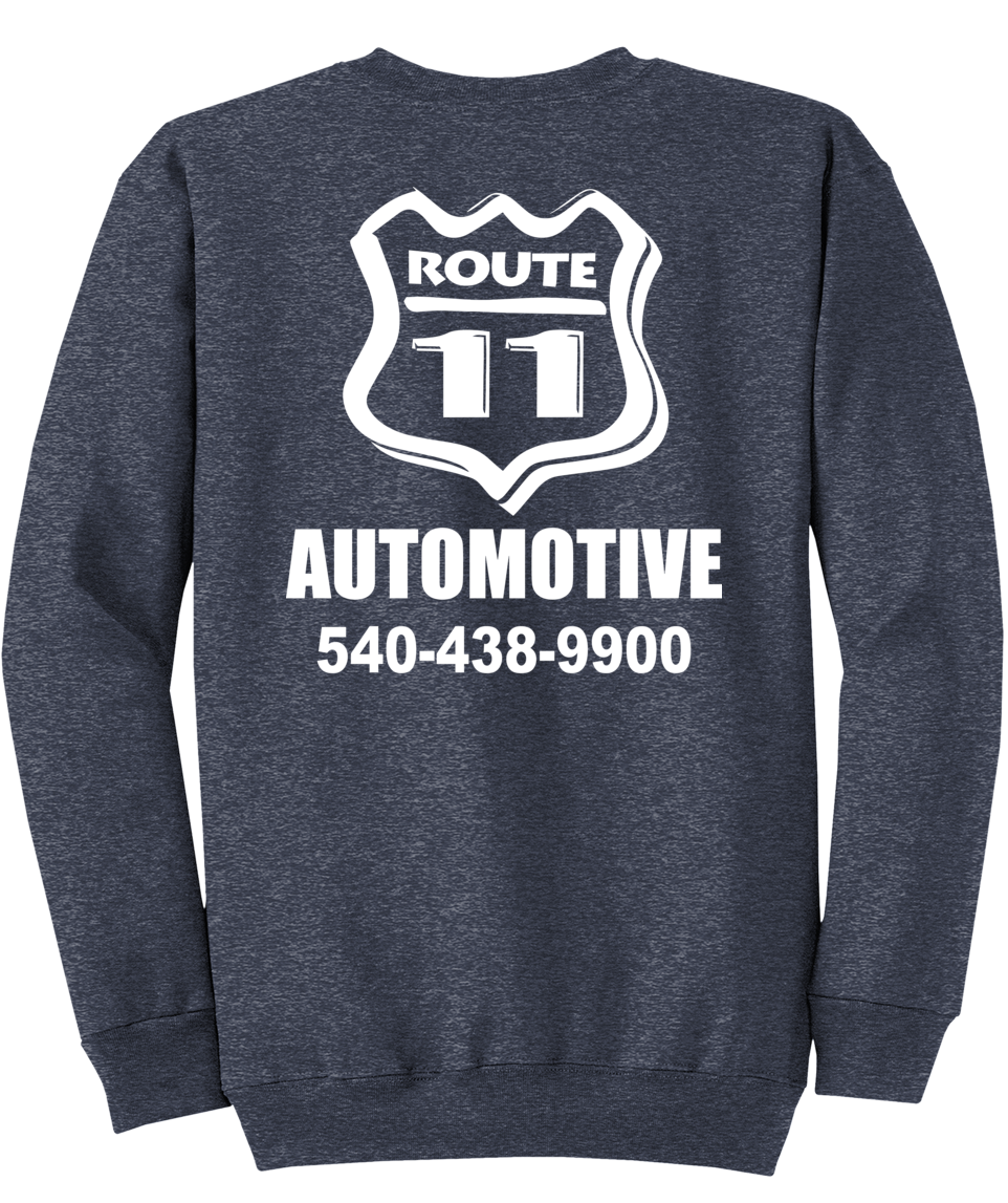 Sweatshirt - Core Fleece Crewneck - PC78 - Route 11 Automotive