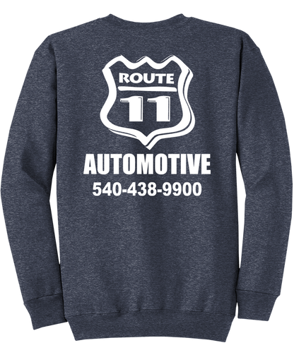Sweatshirt - Core Fleece Crewneck - PC78 - Route 11 Automotive