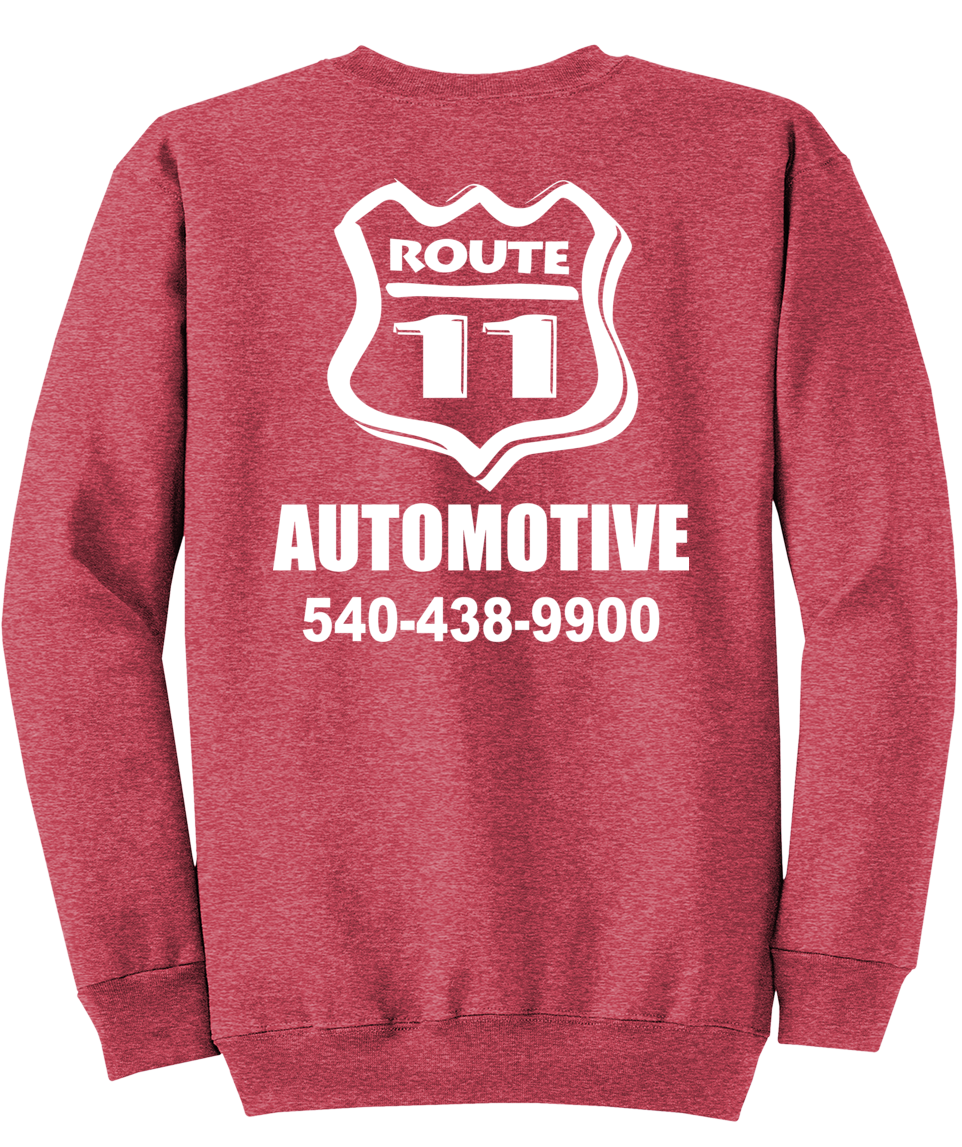 Sweatshirt - Core Fleece Crewneck - PC78 - Route 11 Automotive
