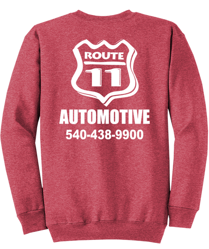 Sweatshirt - Core Fleece Crewneck - PC78 - Route 11 Automotive