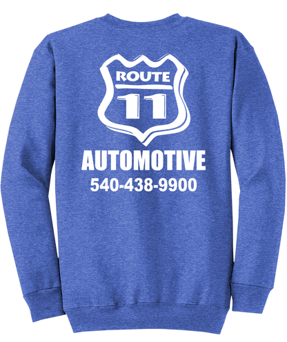 Sweatshirt - Core Fleece Crewneck - PC78 - Route 11 Automotive