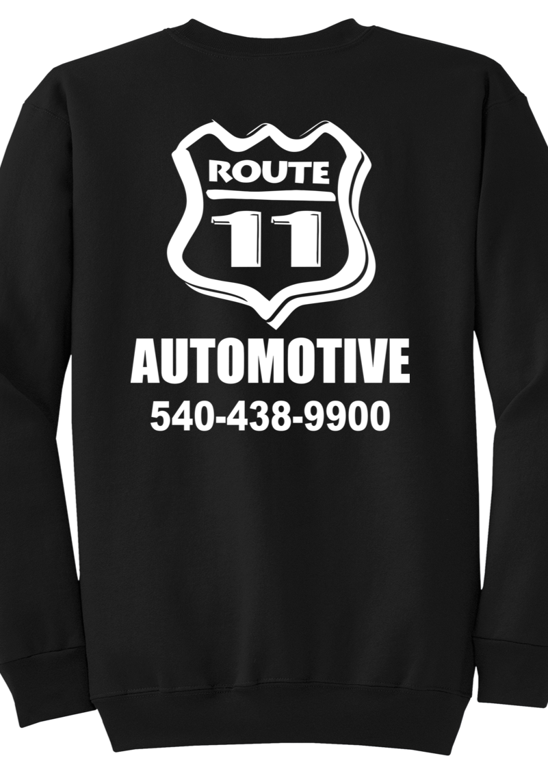 Sweatshirt - Core Fleece Crewneck - PC78 - Route 11 Automotive