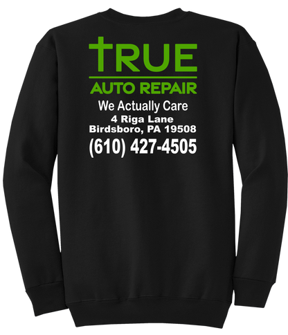 Sweatshirt - Core Fleece Crewneck Sweatshirt w/ Kangaroo Pocket - PC78 - True Auto Repair